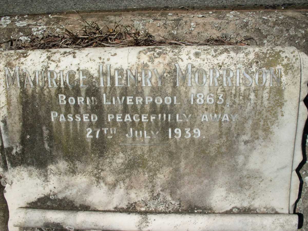 MORRISON Maurice Henry 1863-1939