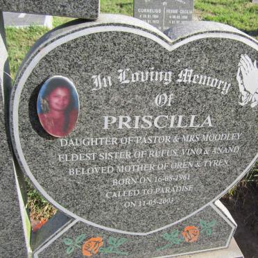 MOODLEY Priscilla 1961-2003 