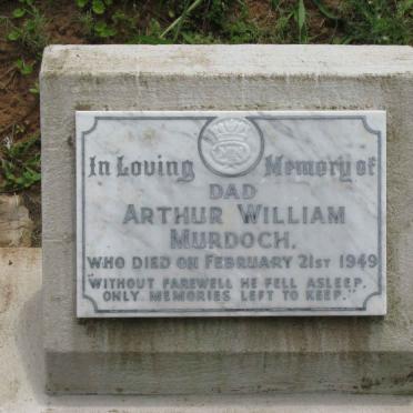 MURDOCH Arthur William -1949