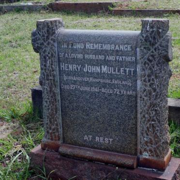 MULLETT Henry John -1941
