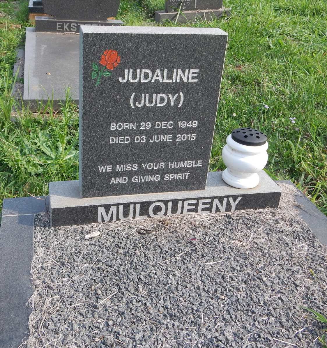MULQUEENY Judaline 1949-2015