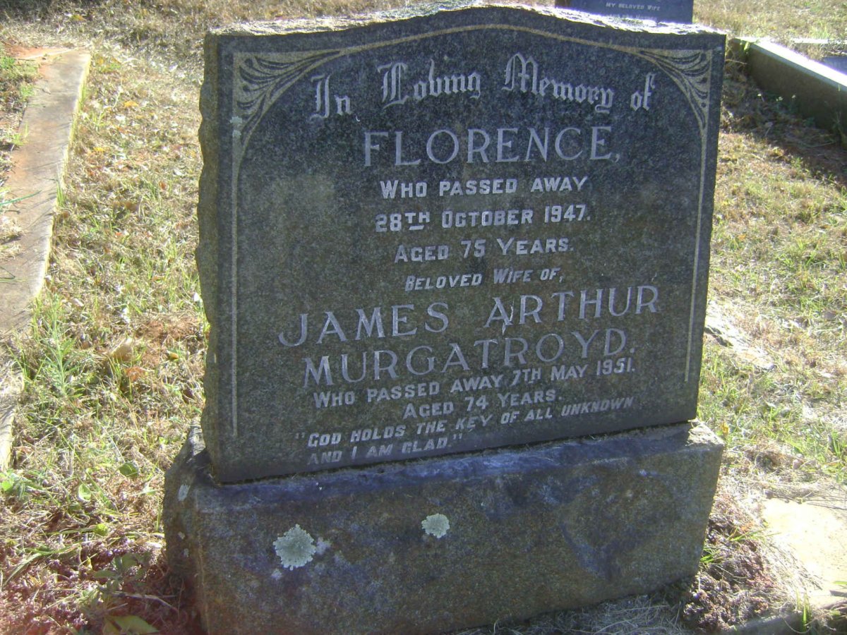 MURGATROYD James Arthur -1951 &amp; Florence -1947