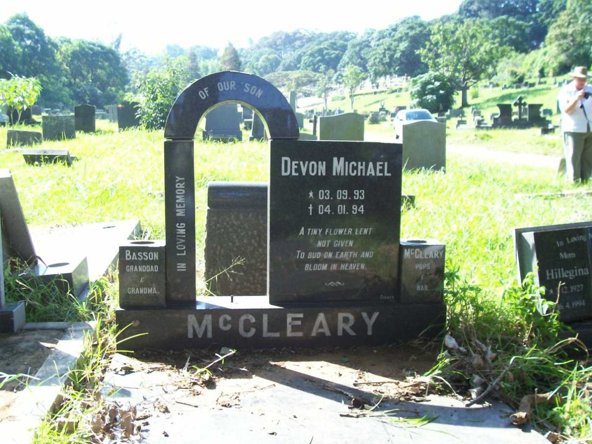 McCLEARY Devon Michael 1993-1994