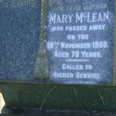 McLEAN Mary -1950