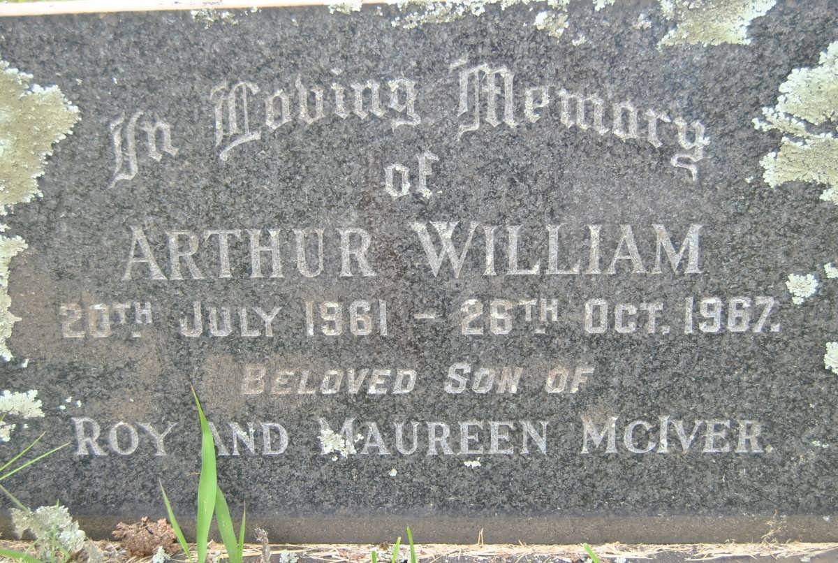 McIVER Arthur William 1961-1967