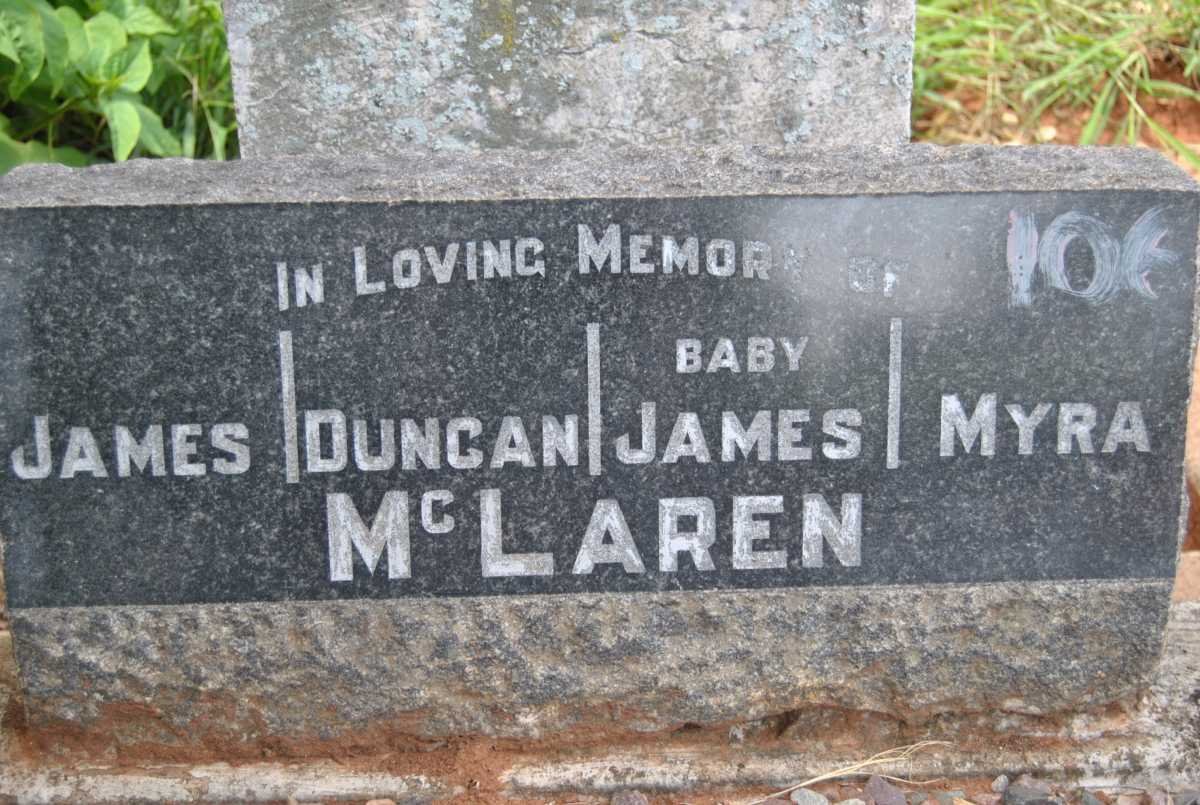 McLAREN James :: McLAREN Duncan :: McLAREN James :: McLAREN James [Baby] :: McLAREN Myra