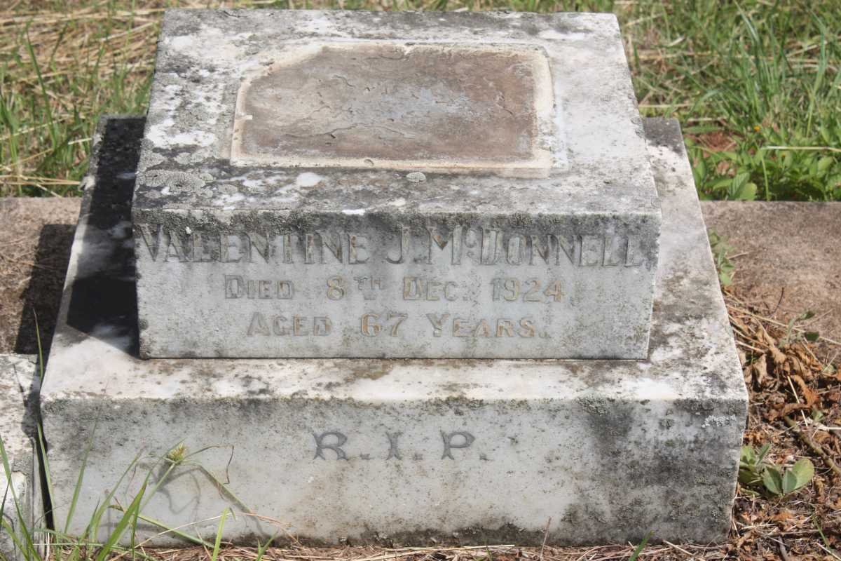 McDONNELL Valentine J. -1924