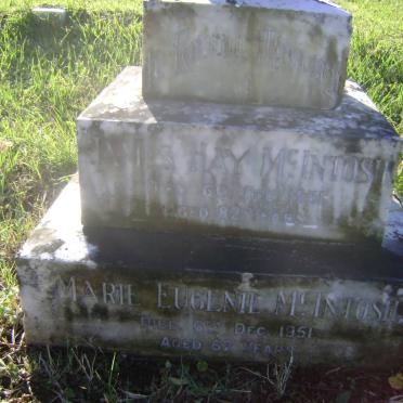 McINTOSH James Hay -1951 &amp; Marie Eugenie -1951