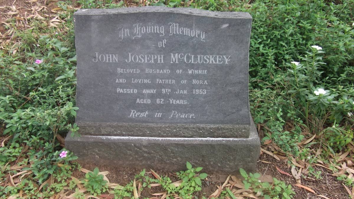 MCCLUSKEY John Joseph -1953