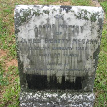 McCANN James Beatty -1935