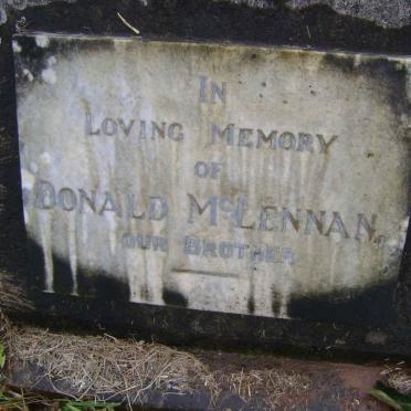 McLENNAN Donald  -1942