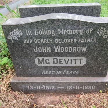 McDEVITT John Woodrow 1912-1980