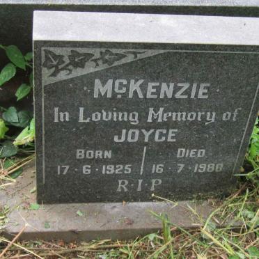 McKENZIE Joyce 1925-1980