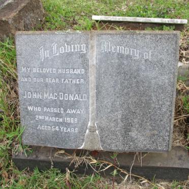 McDONALD John -1969