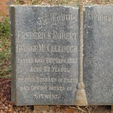 McCULLOUGH Frederick Robert George -1962