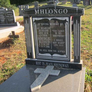 MHLONGO Mduduzi Blessed 1955-2006