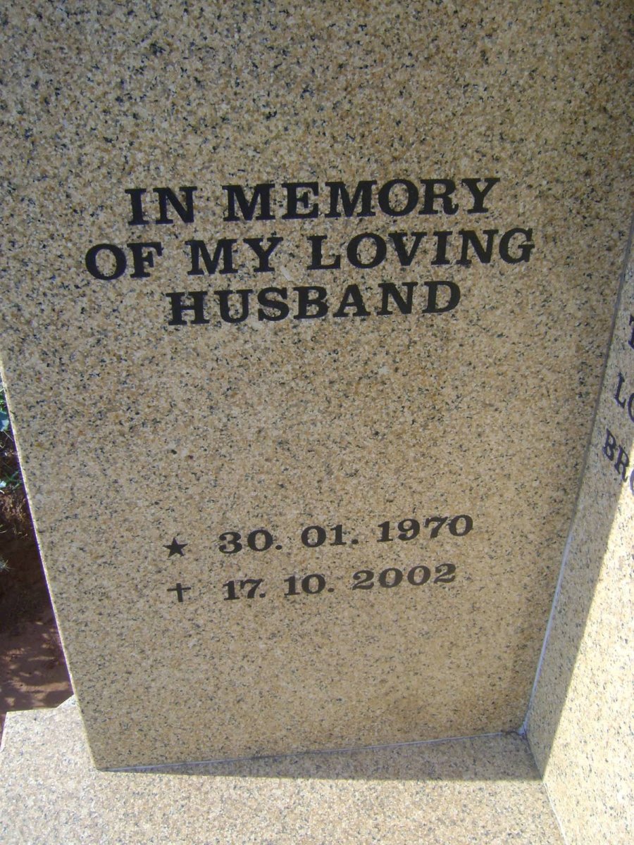MZONELI Sibusiso Oswald 1970-2002