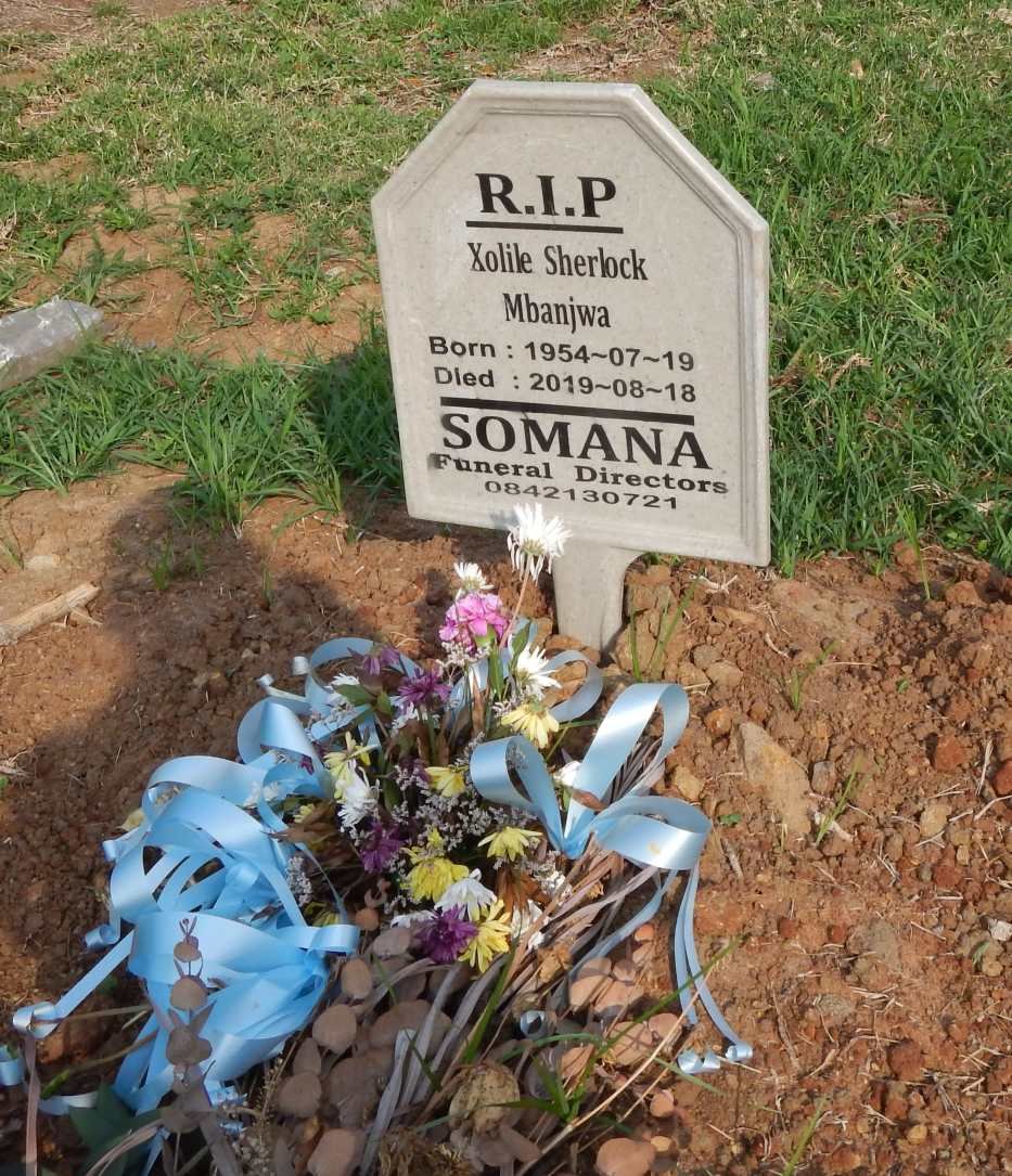 MBANJWA Xolile Sherlock 1954-2019