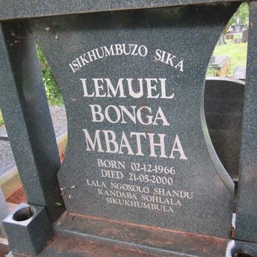 MBATHA Lemuel Bonga 1966-2000