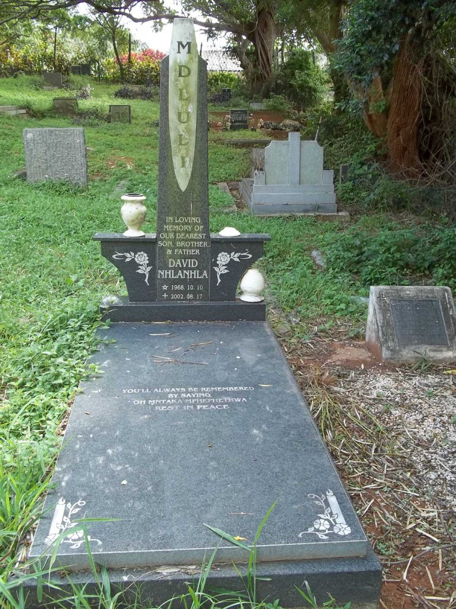 MDLULI David Nhlanhla 1968-2002