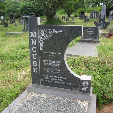 MNCUBE Ntiyakhe Mandayi 1930-2005