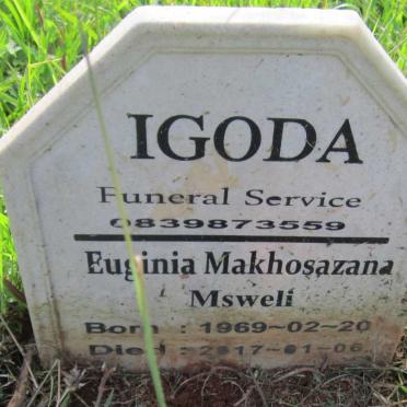 MSWELI Euginia Makhosazana 1969-2017