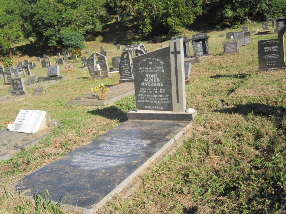 MSEZANE Toni Agnes 1942-2001 :: MSIZANA Siphiwo Patrick 1962-2014