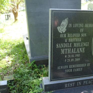 MTHALANE Sandile Mhlengi 1983-2009