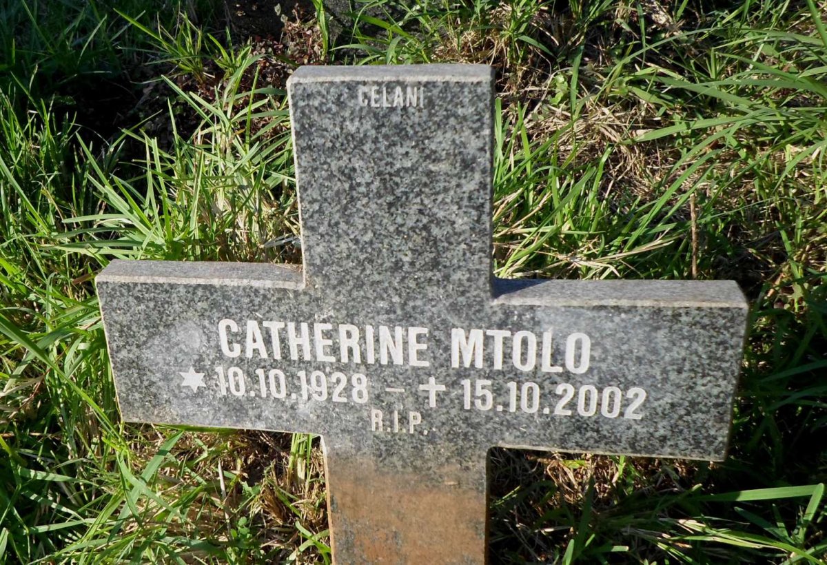 MTOLO Catherine 1928-2002