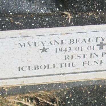 MVUYANE Beauty Ntombizethu 1943-2018