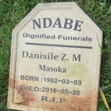 MASOKA Danisile Z.M. 1962-2016
