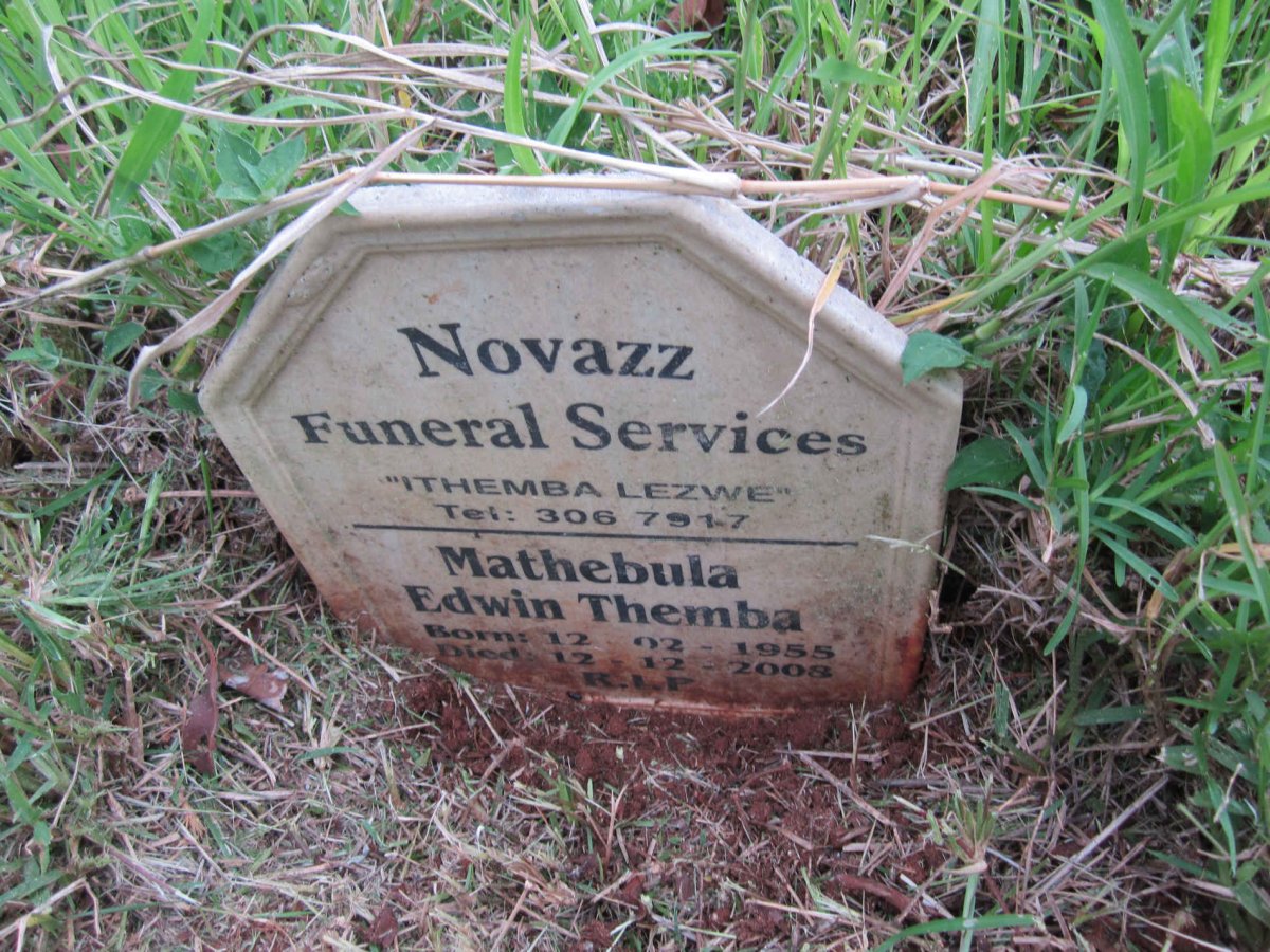 MATHEBULA Edwin Themba 1955-2008