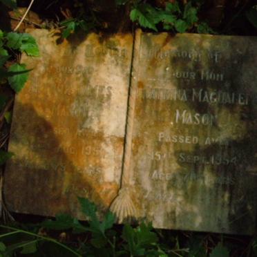 MASON Arthur James   -1951 &amp; Katrina Magdalena  -1954