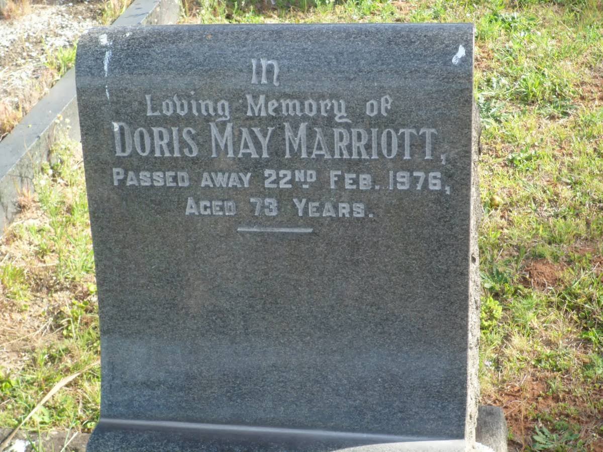 MARRIOTT Doris May -1976