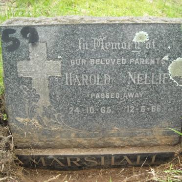 MARSHALL Harold -1965 &amp; Nellie -1966