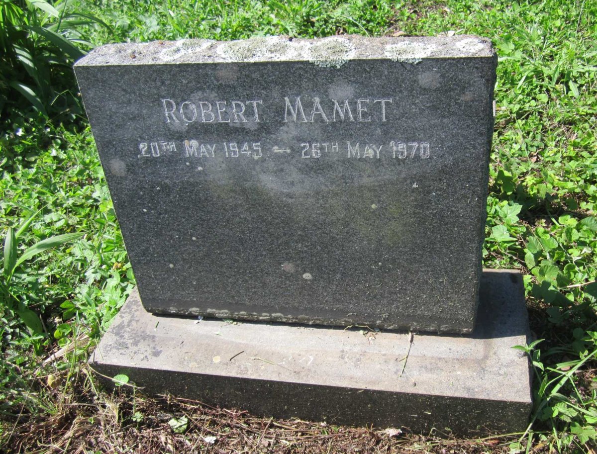 MAMET Robert 1945-1970