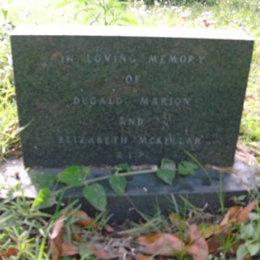 MARION Dugald :: McKELLAR Elizabeth