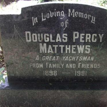 MATTHEWS Douglas Percy 1898-1991