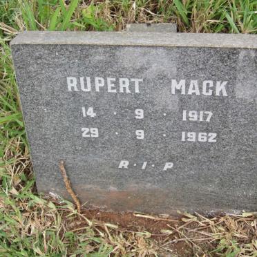 MACK Rupert 1917-1962