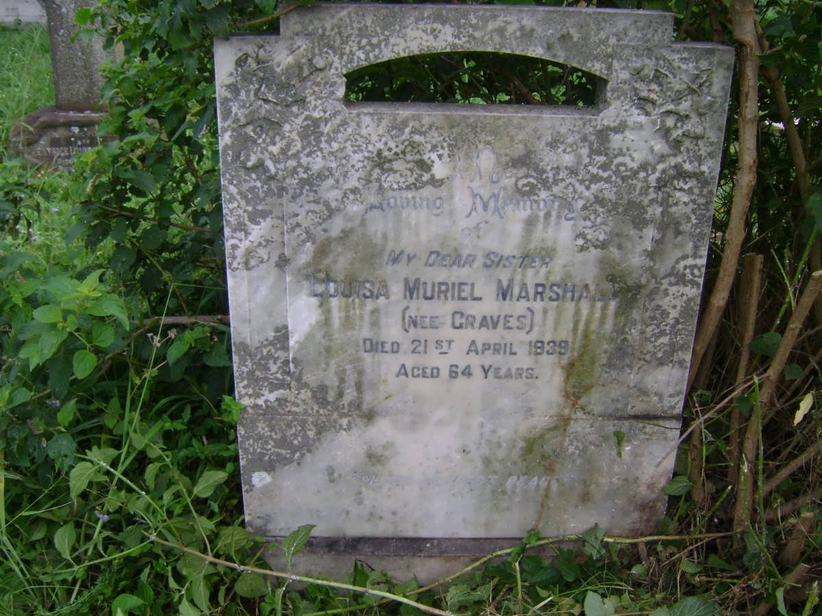 MARSHALL Louisa Muriel nee GRAVES -1939