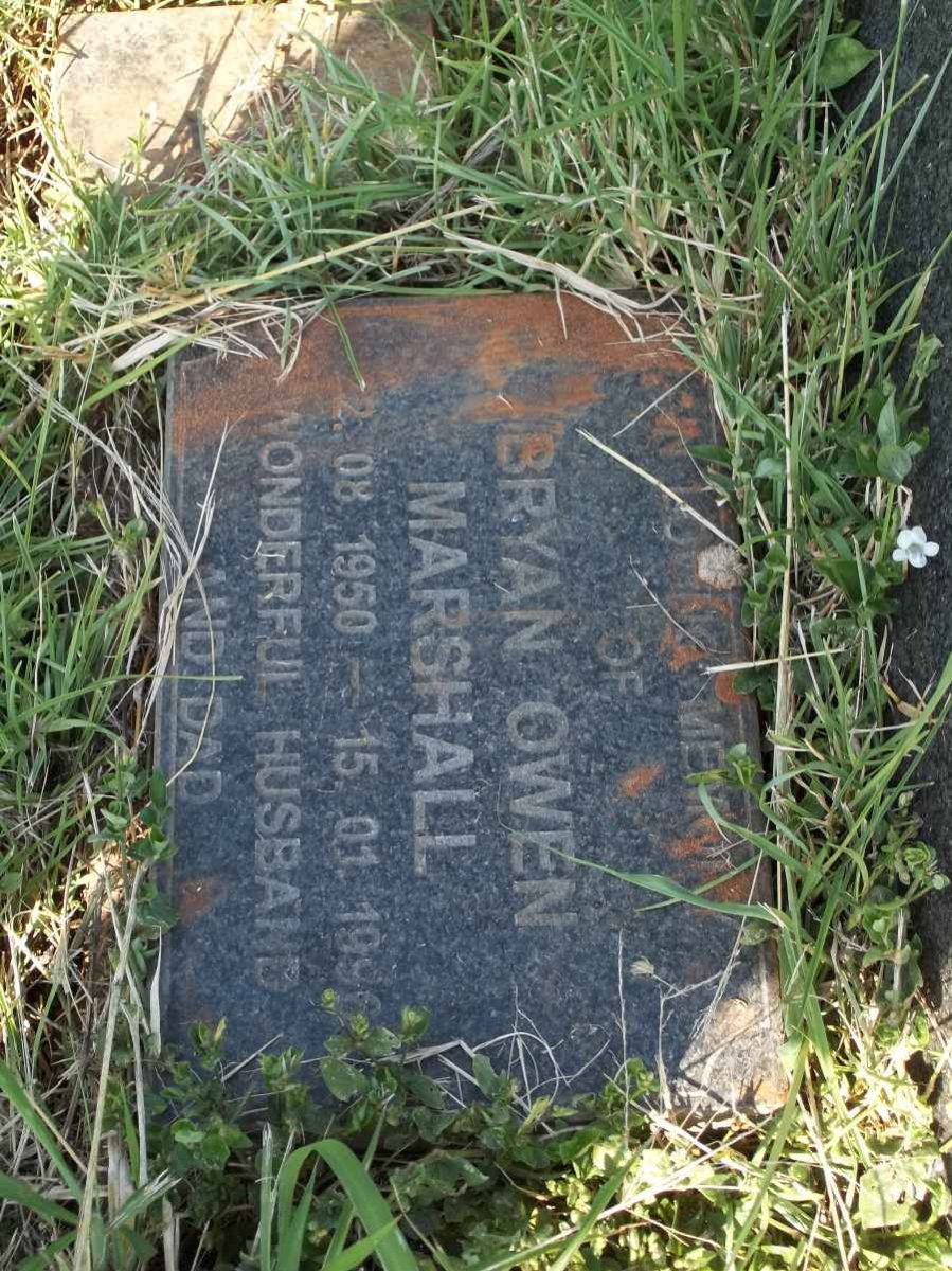 MARSHALL Bryan Owen 1950-1996