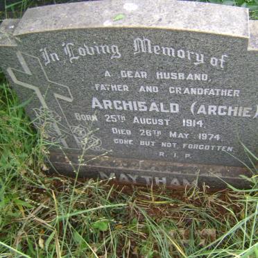 MAYTHAM Archibald 1914-1974