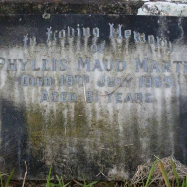 MARTIN Phyllis Maud -1969