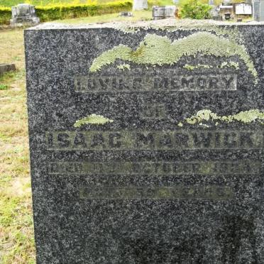 MARWICK Isaac -1934