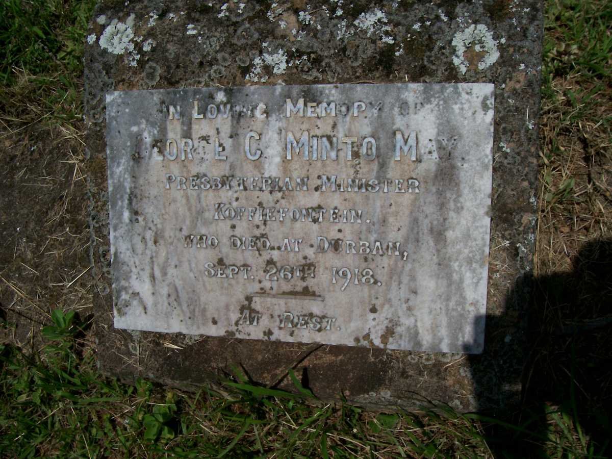 MAY George Cummings Minto -1918
