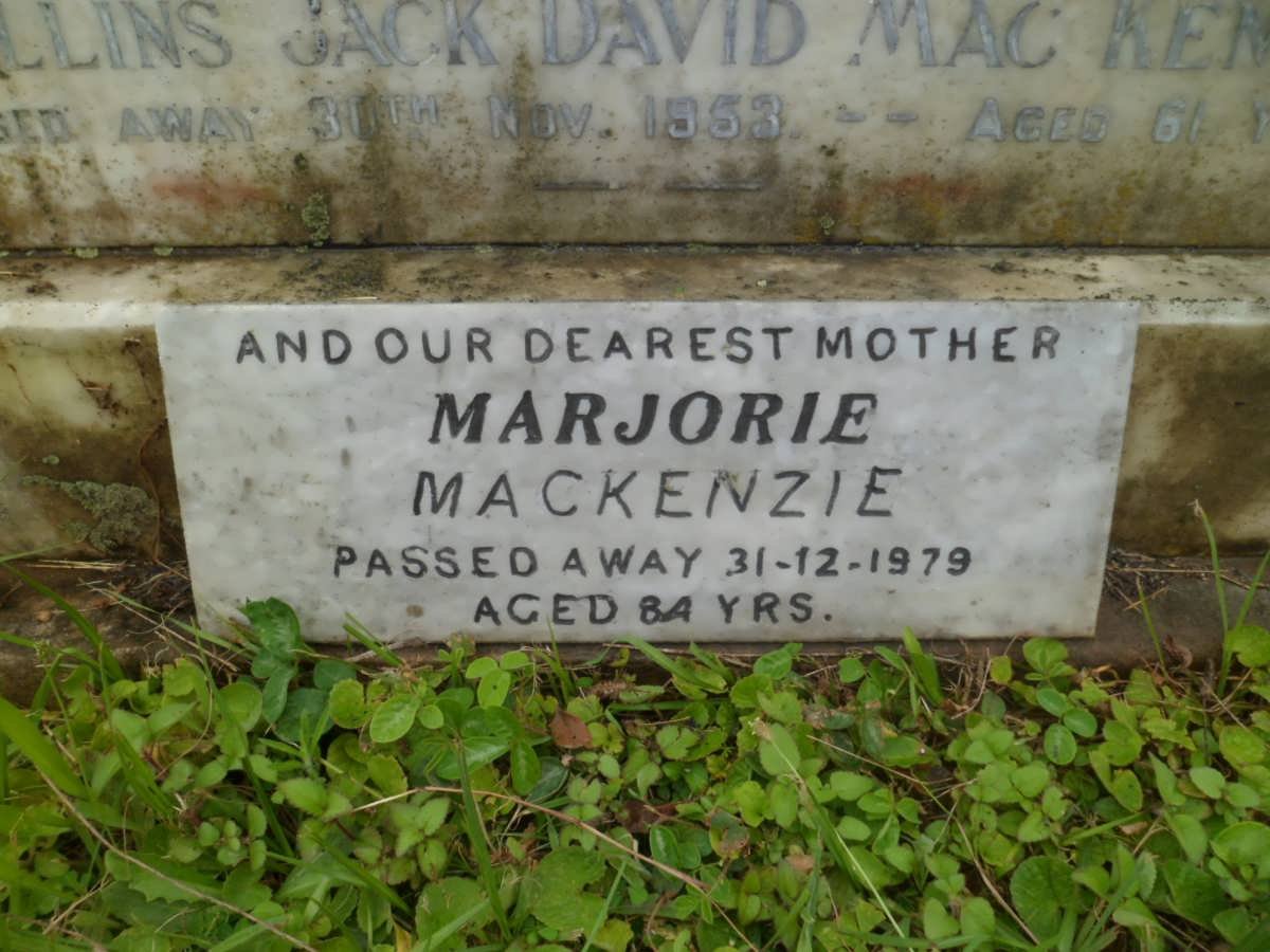 MAC KENZIE Marjorie -1979