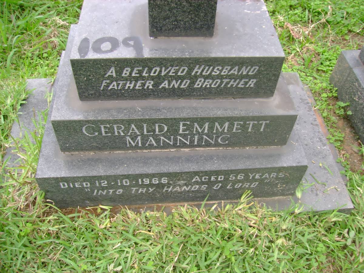 MANNING Gerald Emmett -1966