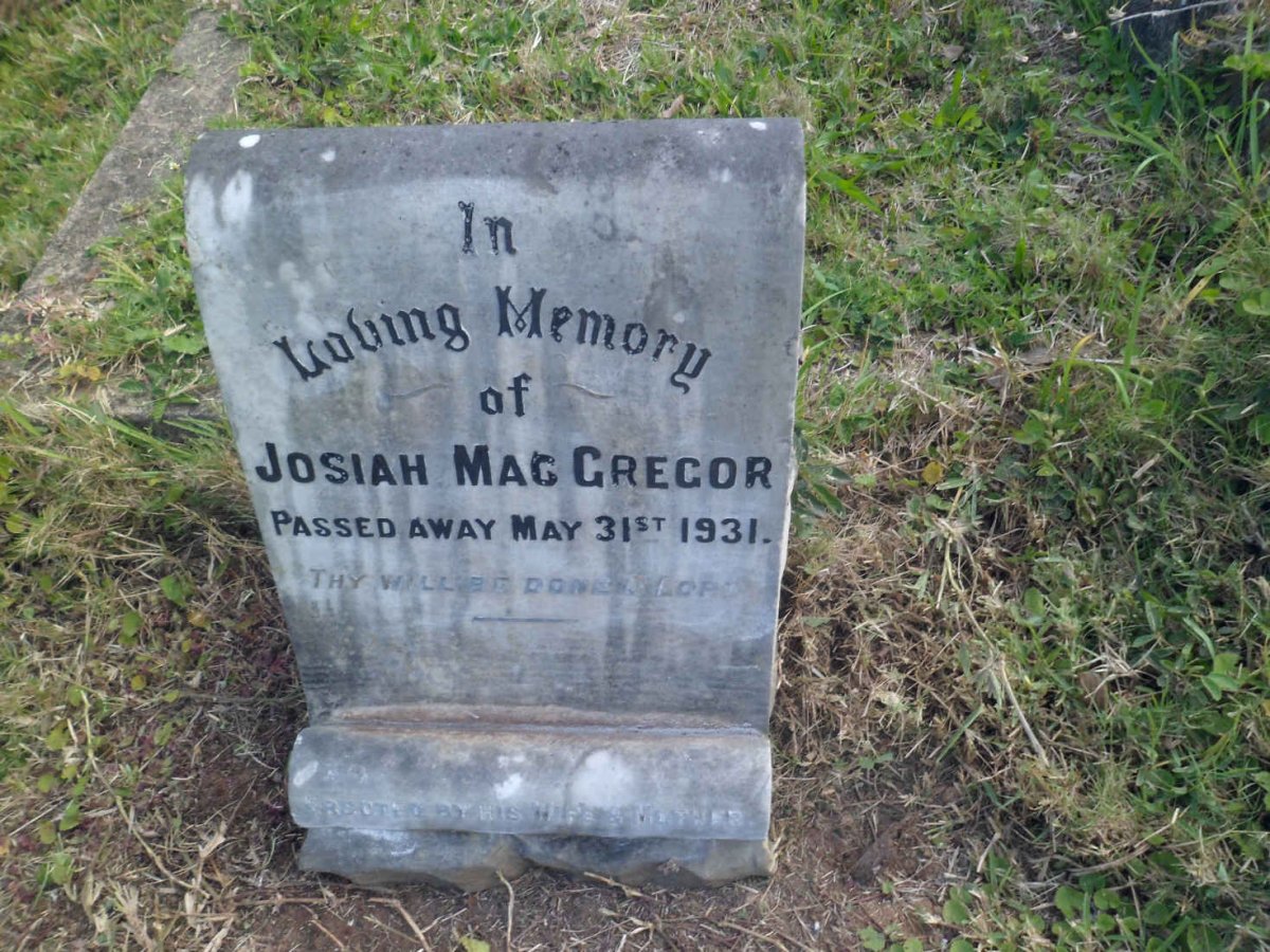 Mac GREGOR Josiah -1931