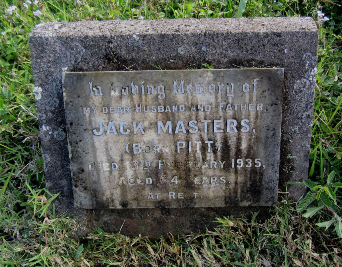 MASTERS Jack nee PITT -1935