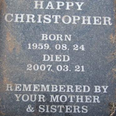 MAGWAZA Happy Christopher 1959-2007